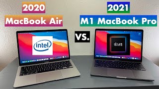 2021 M1 MacBook Pro VS 2020 i3 MacBook Air  Joshua Here [upl. by Montgomery866]