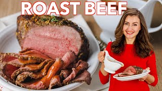 Easy Roast Beef Recipe with Beef Gravy [upl. by Akimas]