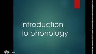 6 Introduction to Phonology [upl. by Clare]