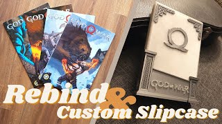 Bookbinding 10  Omnibus amp Custom Slipcase  God Of War Comic Book [upl. by Oirasec]