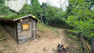 This man lives alone in the deserted village life here is very hard He cooks traditional food [upl. by Gizela]