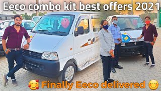 🔥Finally Eeco car delivered 2021 🔥 with free 36000 Rupees combo kit offers 👌 [upl. by Rebekah346]