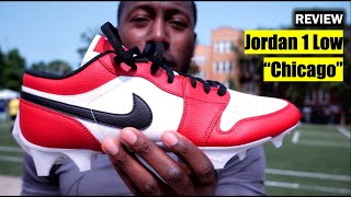 Jordan 1 Low Vapor TD Football Cleat Review [upl. by Eiaj]