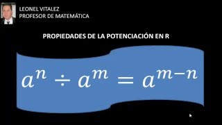 Propiedades de la Potenciación en R [upl. by Irap]