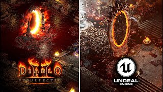 Diablo 2  Durance of Hate reimagined in Unreal Engine [upl. by Mossolb]