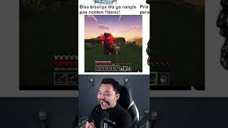 REACT MEME MINECRAFT LUCU INDONESIA 191 shorts [upl. by Simmie]