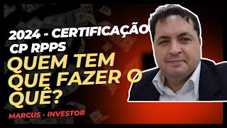 RPPS  CERTIFICAÇÃO QUEM PRECISA FAZER [upl. by Mavra]