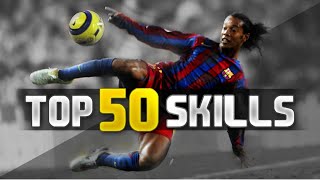 Ronaldinho  Top 50 Skills [upl. by Sekofski980]