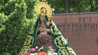 Procesiones en Madrid 2024 La Virgen del Puerto [upl. by Enaillil515]