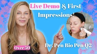 Hands On With Latest In Microneedling Tech  Demo First Impressions amp Tips  Dr Pen BioPen Q2 [upl. by Switzer]