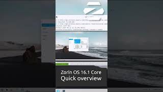 Zorin OS 161 Core Quick overview Shorts [upl. by Jacey]