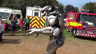 TITAN THE ROBOT 7th JULY 2019 at Hollowell Steam Show titan robot [upl. by Fair]