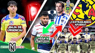 ¡EMERGENCIA con KEVIN ÁLVAREZ🚑 ¡¿ALEXIS x CORTIZO🤔 Los 3 EXTRANJEROS que se IRÍAN del AMÉRICA [upl. by Romaine]