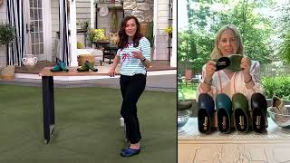 Sloggers SlipOn Waterproof Garden Clogs on QVC [upl. by Nnylatsyrk]