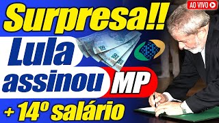 SAIU AGORA MEDIDA PROVISÓRIA Aposentados vão receber Valores  14 salario INSS [upl. by Weasner]