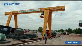 Operation Test of 16 Ton Gantry Crane [upl. by Yenterb]