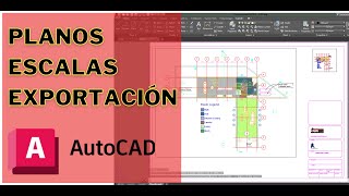 AutoCAD crear planos ajustar escalas y exportar PDF [upl. by Stelle]