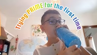 Trying PRIME for the first time prime [upl. by Ambrosia]