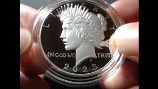 2023 Proof Silver Peace Dollars [upl. by Bringhurst]