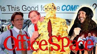 First Time Watching Office Space 1999 Movie Reaction amp Commentary [upl. by Ridglea]