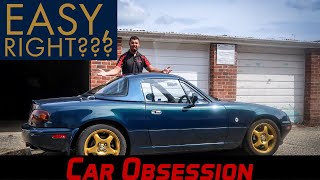 Can You Take A Mazda MX5 Hardtop Off By YOURSELF LWAMM Ep 26 [upl. by Wilhelmina562]