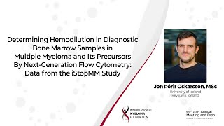 Determining Hemodilution in Diagnostic Bone Marrow Samples in MM and Its Precursors By NGF Cytometry [upl. by Rogerson814]