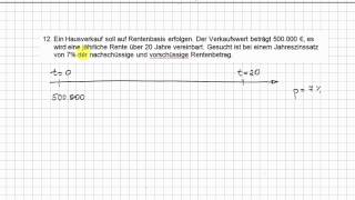 27 Beispiel zur Ratenzahlung  Finanzmathematik  WirtschaftsmathematikStatistik [upl. by Nalyt]