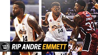 Rest in Peace Former Meralco Bolts Import Andre Emmett [upl. by Jorgan]