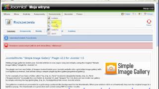 Joomla  jak stworzyć galerię simple image gallery wwwakademiajoomlapl [upl. by Jovitta815]