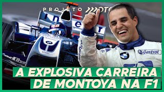 COMO FOI A EXPLOSIVA CARREIRA DE JUAN PABLO MONTOYA NA F1 [upl. by Bradley]