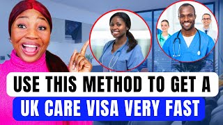 Do This Immediately To Get A Legit UK Care Visa Sponsorship Faster From Overseas [upl. by Trevor111]