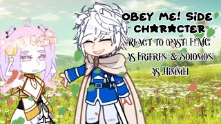 Obey Me Side Character react to Past FMC as FrierenampSolomon as Himmel  No Part2  Made byYin★ [upl. by Taylor]