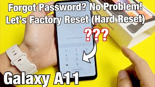 Galaxy A11 Forgot Password PIN Pattern Lets Factory Reset [upl. by Yerocaj]