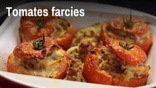 Recette des tomates farcies recette ultra gourmande [upl. by Kessel939]