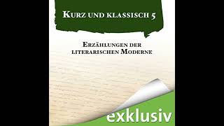 Erzählungen der literarischen Moderne Kurz und klassisch 5 Hörbuch [upl. by Jereme707]