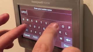 Install of Honeywell RTH9585WF Thermostat and Wifi Control [upl. by Ixela]