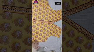 part 3 overlap neck design  sewing tips for beginners overlapneck shorts [upl. by Yerga]