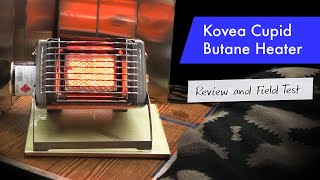 Kovea Cupid butane heater review Keep warm while winter camping in your SUV truck or minivan [upl. by Aiuqal204]