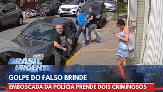 Polícia faz emboscada e prende dois golpistas em flagrante  Brasil Urgente [upl. by Ytnom186]