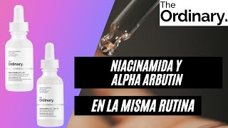 ¿Cómo aplicar La Niacinamida y La Alpha Arbutin en la misma rutina Rutina DespigmentanteUso🌞🌚 [upl. by Aehta290]