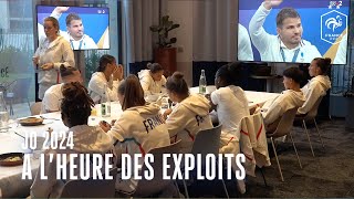 JO 2024  quand les Bleues vibrent aux performances des sportifs français [upl. by Dagall]