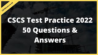 CSCS Test Practice 2023  CSCS Revision 2022  CITB Health amp Safety Test 2022  CSCS Card Test [upl. by Junie]