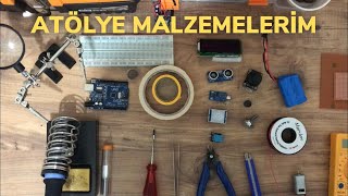 TEMEL ATÖLYE MALZEMELERİ  Evde Atölye İçin Malzemeler [upl. by Ellingston]