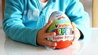 Kinder Surprise Easter Edition Big Egg  BIG Surprise​​​ [upl. by Iblok931]