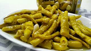 TURKISH PEPPER PICKLE RECIPE 💟 ABSOLUTELY THE BEST PICKLE [upl. by Llenrac]