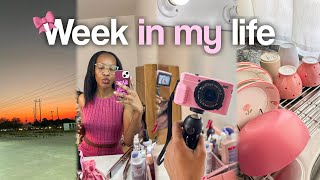 WEEK IN MY LIFE🎀 mini amazon haul stanley cup unboxing skincare bits etc [upl. by Pacien]