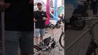 Lastenrad mit guter Fahrdynamik messe lastenrad eurobike cargobike [upl. by Nabroc]