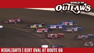 World of Outlaws Craftsman Late Models Dirt Oval at Route 66 October 13 2017  HIGHLIGHTS [upl. by Eadnus]