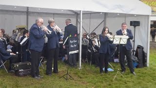 HAZEL GROVE BRASS BAND AT POYNTON SHOW  MR SANDMAN [upl. by Chesna]