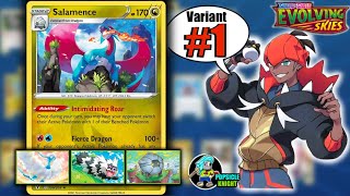 Dragon SALAMENCE  Zigzagoon  Altaria Combo Deck Profile amp PTCGO Gameplay Pokemon EVOLVING SKIES [upl. by Thedric]